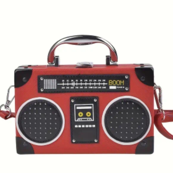 Boombox Crossbody Purse Novelty - Picture 4 of 8